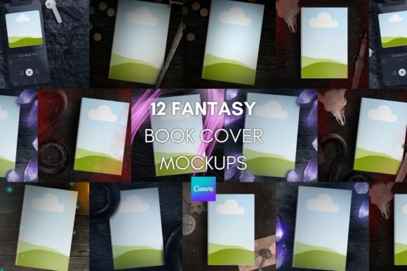Canva Fantasy Book Cover Mockups: Elevate Your Author Brand