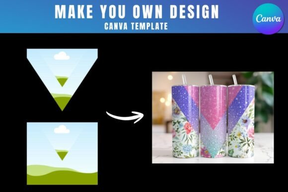 Design Custom Tumbler Wraps with Canva Templates