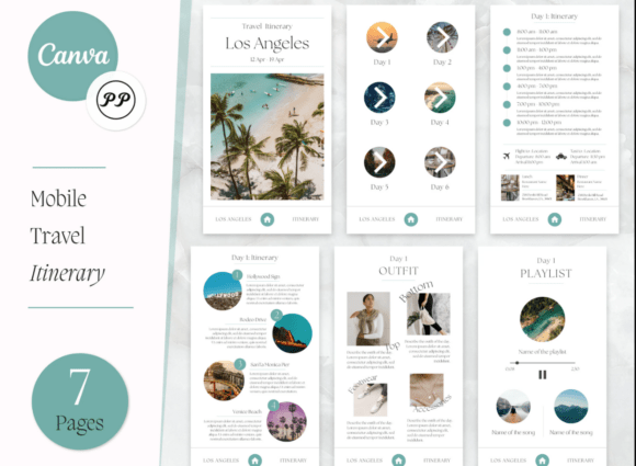 Effortless Travel Planning: Mobile-Sized Itinerary Design