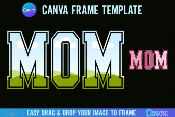 Mom Varsity Canva Frame Template Retro: Your Shortcut to Nostalgic Branding