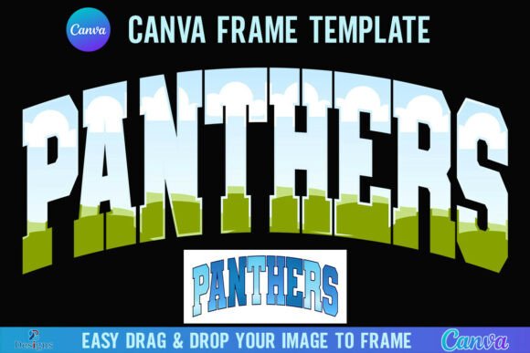 Panthers Canva Frame Varsity Mascot Team: Your Go-To Template