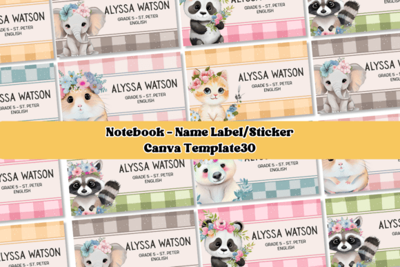 Transforming Your Stationery with the Canva Name Label Template