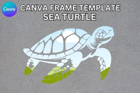Turtle Canva Frame Template: Effortless Design for Every Creator