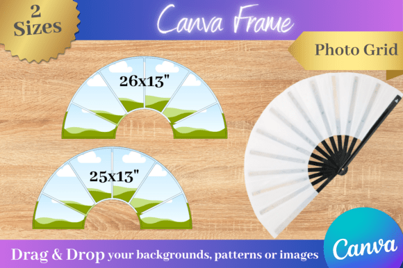 Unlock Effortless Design with the Photo Grid Canva Clack Fan Template